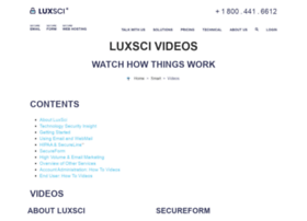 Videos.luxsci.com