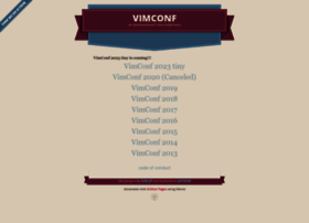 Vimconf.vim-jp.org