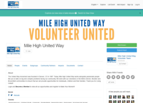 Volunteer.unitedwaydenver.org