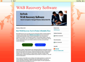 Wabrecoverysoftware.blogspot.com