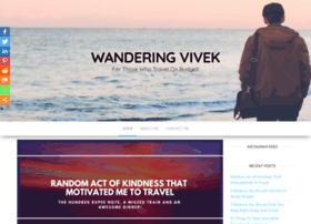 Wanderingvivek.com