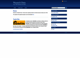 Wasatchdata.com