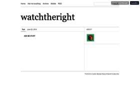 Watchtheright.tumblr.com