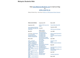 Web.malaysia-students.com