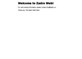 Web.zadro.co