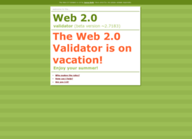 web2.0validator.com