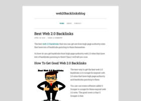 Web20backlinksblog.wordpress.com