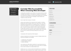 Webaccessibility1.wordpress.com
