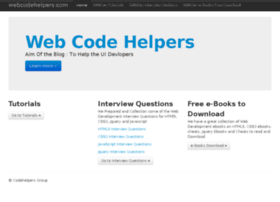 Webcodehelpers.com