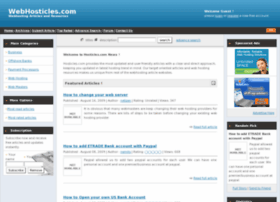webhosticles.com