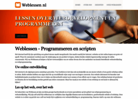weblessen.nl