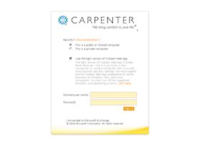 Webmail.carpenter.com