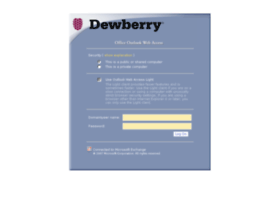 Webmail.dewberry.com