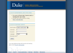webmail.duke.edu