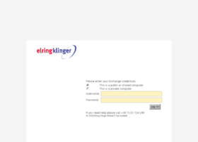 Webmail.elringklinger.com