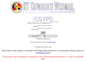 webmail.iitg.ac.in