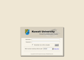 webmail.ku.edu.kw