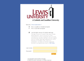 webmail.lewisu.edu