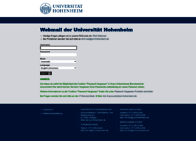 webmail.uni-hohenheim.de