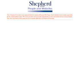 webpages.shepherd.edu