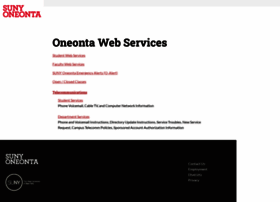 webservices.oneonta.edu
