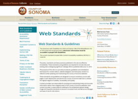 Webstandards.sonoma-county.org