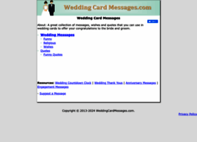 weddingmessages.com