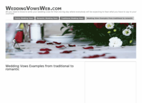 weddingvowsweb.com