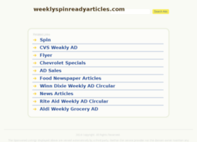 weeklyspinreadyarticles.com