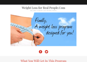 Weightlossforrealpeople.com