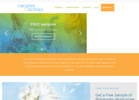 Welcome.samplesandsavings.com