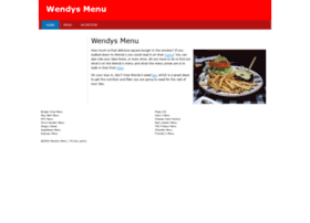 Wendys-menu.com