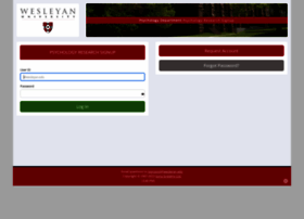Wesleyan.sona-systems.com