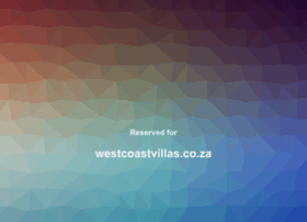 Westcoastvillas.co.za