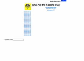What-are-the-factors.com