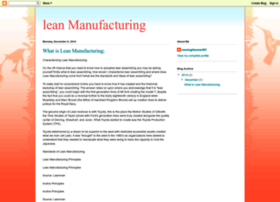 Whatislean-manufacturing.blogspot.com