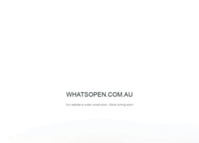 whatsopen.com.au
