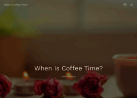 Wheniscoffeetime.bigcartel.com