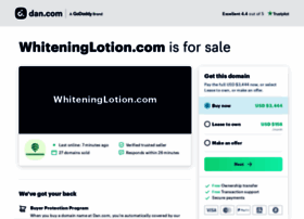 whiteninglotion.com
