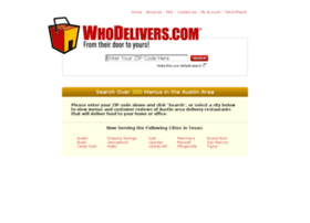 whodelivers.com
