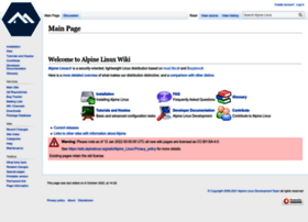 Wiki.alpinelinux.org