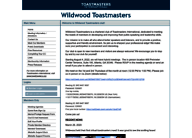 Wildwood.toastmastersclubs.org