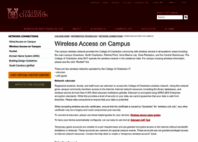 Wireless.cofc.edu