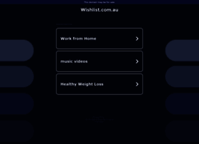 wishlist.com.au