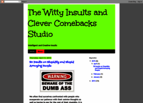Wittyinsultsclevercombacks.blogspot.com