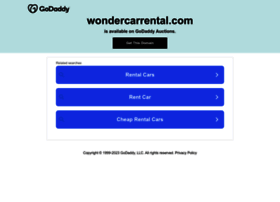 Wondercarrental.com