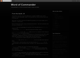 Wordofcommander.blogspot.com