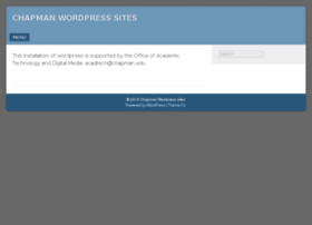 Wordpress.chapman.edu
