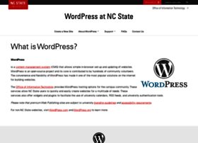 Wordpress.ncsu.edu