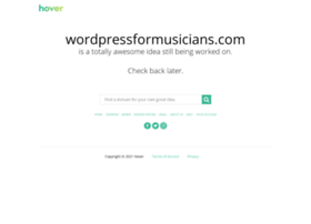 wordpressformusicians.com